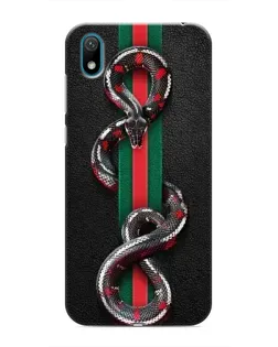Чехол для Huawei Y6 Pro (2019)/ Y6 Prime 2019 с картинкой «Gucci — змея на полосе»