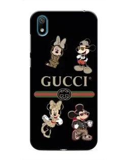 Чехол для Huawei Y6 Pro (2019)/ Y6 Prime 2019 с картинкой «Gucci — герои Disney и монограмма»