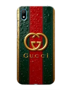 Чехол для Huawei Y6 Pro (2019)/ Y6 Prime 2019 с картинкой «Gucci — фирменная полоса и золото»