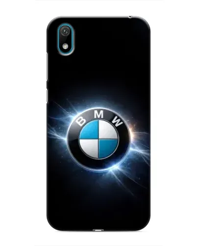 Чехол для Huawei Y6 Pro (2019)/ Y6 Prime 2019 с картинкой «BMW — неоновое сияние»