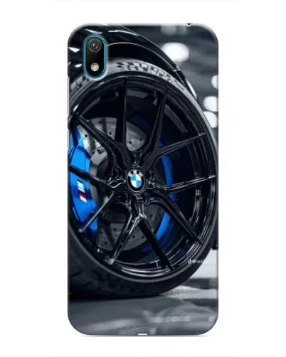 Чехол для Huawei Y6 Pro (2019)/ Y6 Prime 2019 с картинкой «Колесо BMW вблизи»