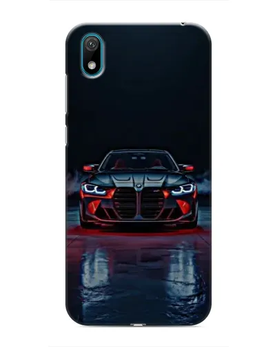 Чехол для Huawei Y6 Pro (2019)/ Y6 Prime 2019 с картинкой «BMW на мокрой дороге»