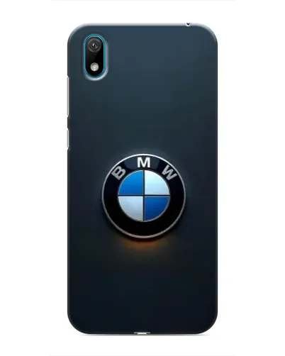 Чехол для Huawei Y6 Pro (2019)/ Y6 Prime 2019 с картинкой «Логотип BMW — минимализм»