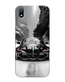 Чехол для Huawei Y6 Pro (2019)/ Y6 Prime 2019 с картинкой «BMW — акварельный дрифт»