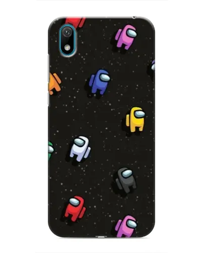 Чехол для Huawei Y6 Pro (2019)/ Y6 Prime 2019 с картинкой «Космический паттерн Among Us»