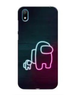 Чехол для Huawei Y6 Pro (2019)/ Y6 Prime 2019 с картинкой «Among Us неон-арт» Чехол для Huawei Y6 Pro (2019)/ Y6 Prime 2019 с картинкой «Among Us неон-арт»