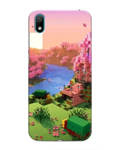 Чехол для Huawei Y6 Pro (2019)/ Y6 Prime 2019 с картинкой «Розовое дерево Minecraft» Чехол для Huawei Y6 Pro (2019)/ Y6 Prime 2019 с картинкой «Розовое дерево Minecraft»