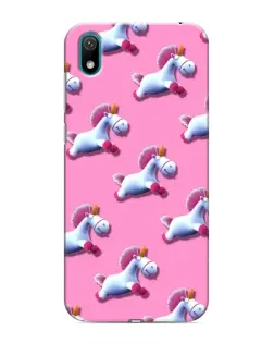Чехол для Huawei Y6 Pro (2019)/ Y6 Prime 2019 с картинкой «Единороги на розовом»