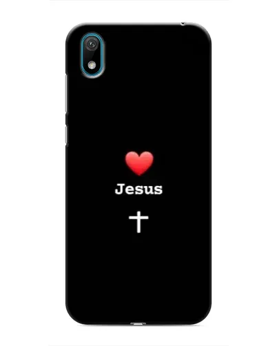 Чехол для Huawei Y6 Pro (2019)/ Y6 Prime 2019 с картинкой «Сердце - Jesus» Чехол для Huawei Y6 Pro (2019)/ Y6 Prime 2019 с картинкой «Сердце - Jesus»