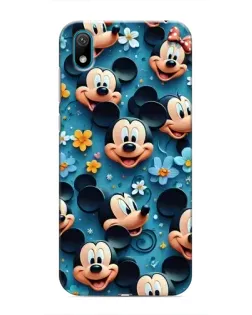 Чехол для Huawei Y6 Pro (2019)/ Y6 Prime 2019 с картинкой «Паттерн Микки и Минни»