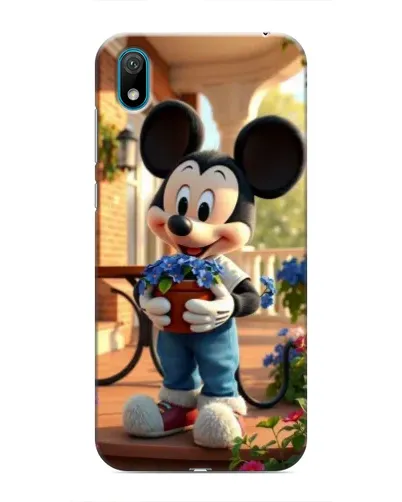 Чехол для Huawei Y6 Pro (2019)/ Y6 Prime 2019 с картинкой «Микки садовод»