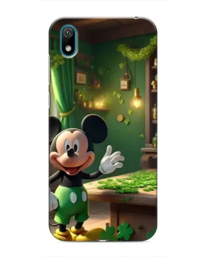 Чехол для Huawei Y6 Pro (2019)/ Y6 Prime 2019 с картинкой «Микки в мастерской»