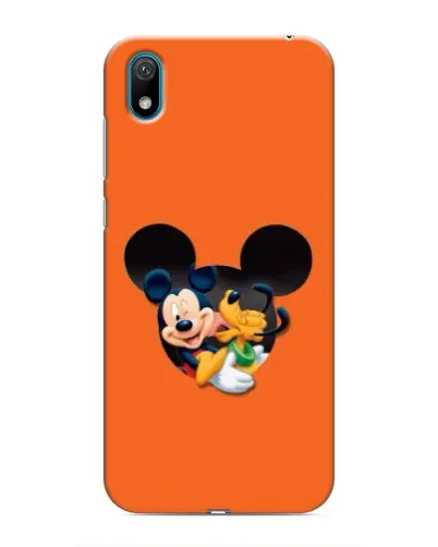 Чехол для Huawei Y6 Pro (2019)/ Y6 Prime 2019 с картинкой «Сердце Микки Минни»