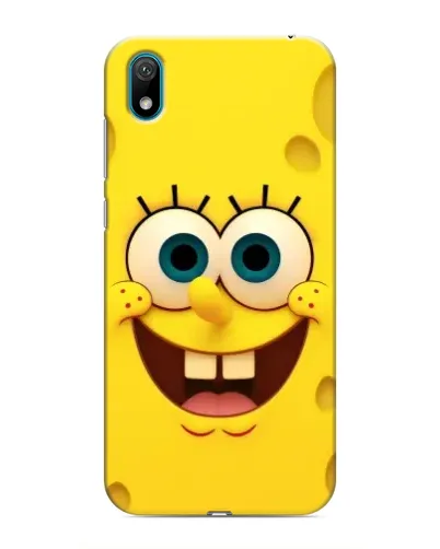 Чехол для Huawei Y6 Pro (2019)/ Y6 Prime 2019 с картинкой «Губка Боб улыбка»