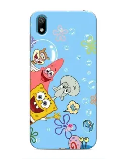Чехол для Huawei Y6 Pro (2019)/ Y6 Prime 2019 с картинкой «Веселые пузырьки»