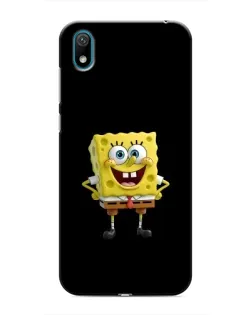 Чехол для Huawei Y6 Pro (2019)/ Y6 Prime 2019 с картинкой «Классический Губка Боб»