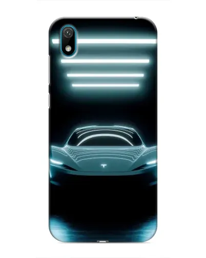 Чохол для Huawei Y6 Pro (2019)/ Y6 Prime 2019 з картинкою «Tesla в неоні»