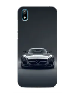Чехол для Huawei Y6 Pro (2019)/ Y6 Prime 2019 с картинкой «Mercedes на черном»