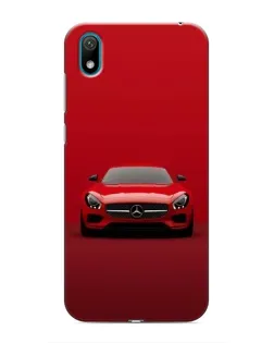 Чехол для Huawei Y6 Pro (2019)/ Y6 Prime 2019 с картинкой «Красный Mercedes AMG»