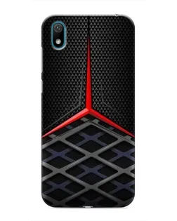 Чехол для Huawei Y6 Pro (2019)/ Y6 Prime 2019 с картинкой «Mercedes Carbon Grid»