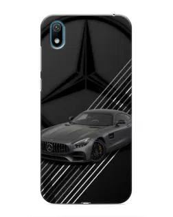 Чехол для Huawei Y6 Pro (2019)/ Y6 Prime 2019 с картинкой «Mercedes AMG — графика»
