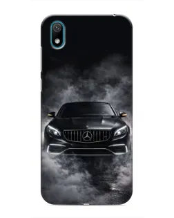 Чехол для Huawei Y6 Pro (2019)/ Y6 Prime 2019 с картинкой «Mercedes в дыму»