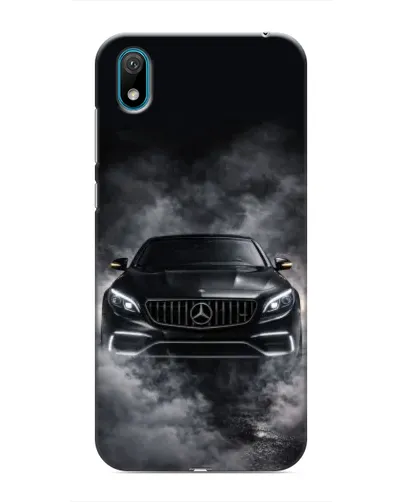 Чехол для Huawei Y6 Pro (2019)/ Y6 Prime 2019 с картинкой «Mercedes в дыму»