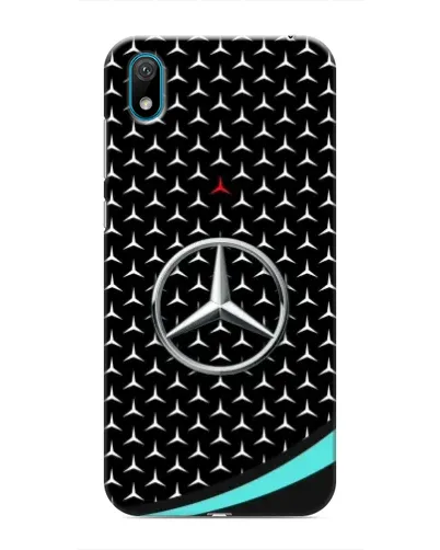 Чехол для Huawei Y6 Pro (2019)/ Y6 Prime 2019 с картинкой «Mercedes — бирюзовый акцент»