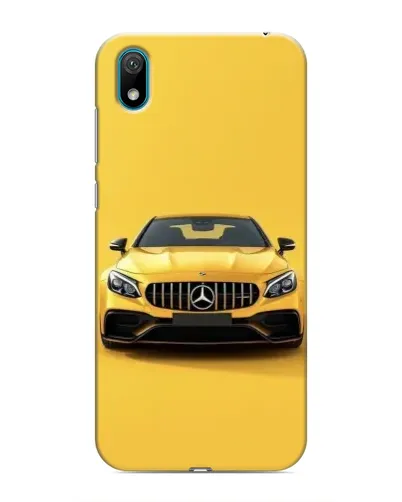 Чехол для Huawei Y6 Pro (2019)/ Y6 Prime 2019 с картинкой «Желтый Mercedes GT»