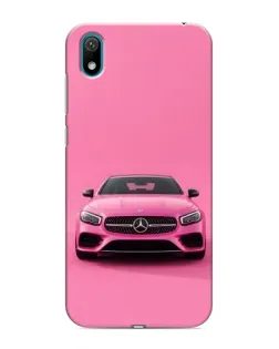 Чехол для Huawei Y6 Pro (2019)/ Y6 Prime 2019 с картинкой «Розовый Mercedes AMG»