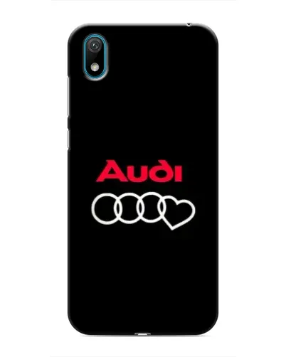 Чехол для Huawei Y6 Pro (2019)/ Y6 Prime 2019 с картинкой «Логотип Audi Heart»