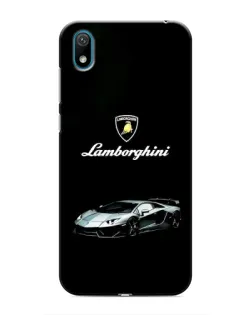 Чехол для Huawei Y6 Pro (2019)/ Y6 Prime 2019 с картинкой «Логотип Lamborghini классика»