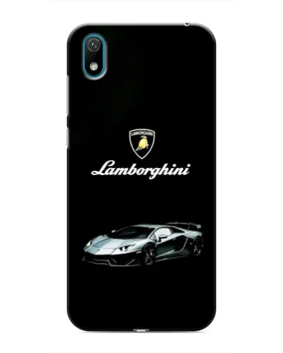 Чехол для Huawei Y6 Pro (2019)/ Y6 Prime 2019 с картинкой «Логотип Lamborghini классика» Чехол для Huawei Y6 Pro (2019)/ Y6 Prime 2019 с картинкой «Логотип Lamborghini классика»