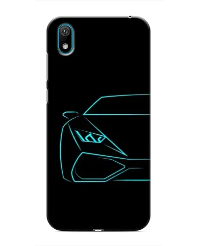Чехол для Huawei Y6 Pro (2019)/ Y6 Prime 2019 с картинкой «Голубой силуэт Lamborghini» Чехол для Huawei Y6 Pro (2019)/ Y6 Prime 2019 с картинкой «Голубой силуэт Lamborghini»