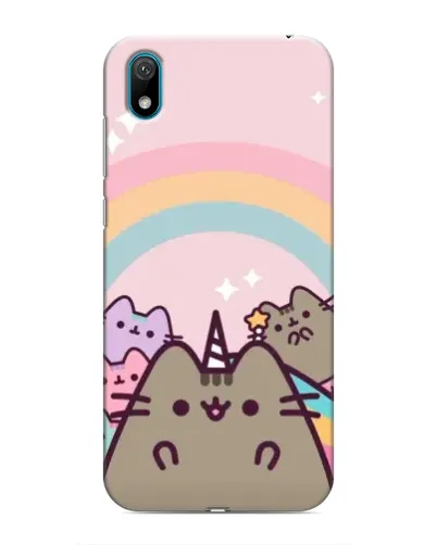 Чехол для Huawei Y6 Pro (2019)/ Y6 Prime 2019 с картинкой «Единорог Pusheen»