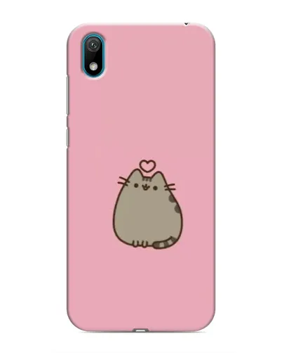 Чехол для Huawei Y6 Pro (2019)/ Y6 Prime 2019 с картинкой «Pusheen сердце»