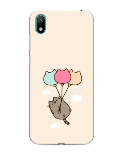 Чехол для Huawei Y6 Pro (2019)/ Y6 Prime 2019 с картинкой «Пушин на шариках»