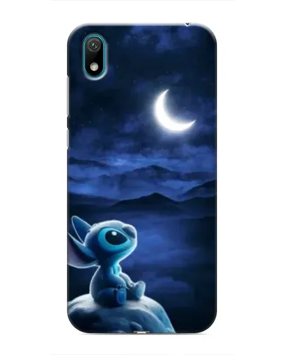 Чехол для Huawei Y6 Pro (2019)/ Y6 Prime 2019 с картинкой «Лунная ночь Стича»