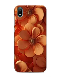 Чохол для Huawei Y6 Pro (2019)/ Y6 Prime 2019 з картинкою «Помаранчева макро квітка»