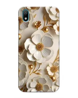 Чохол для Huawei Y6 Pro (2019)/ Y6 Prime 2019 з картинкою «Білі паперові квіти»