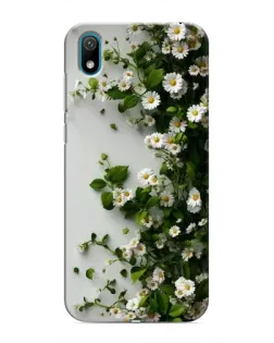 Чохол для Huawei Y6 Pro (2019)/ Y6 Prime 2019 з картинкою «Гілка дрібних білих квітів»
