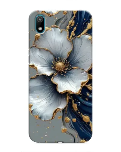 Чохол для Huawei Y6 Pro (2019)/ Y6 Prime 2019 з картинкою «Біла квітка та золотий флюїд» Чохол для Huawei Y6 Pro (2019)/ Y6 Prime 2019 з картинкою «Біла квітка та золотий флюїд»