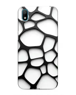 Чохол для Huawei Y6 Pro (2019)/ Y6 Prime 2019 з картинкою «Біла об'ємна сітка» Чохол для Huawei Y6 Pro (2019)/ Y6 Prime 2019 з картинкою «Біла об'ємна сітка»