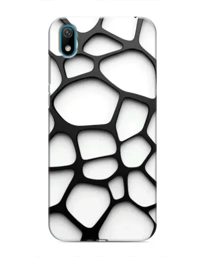 Чехол для Huawei Y6 Pro (2019)/ Y6 Prime 2019 с картинкой «Белая объемная сетка» Чехол для Huawei Y6 Pro (2019)/ Y6 Prime 2019 с картинкой «Белая объемная сетка»