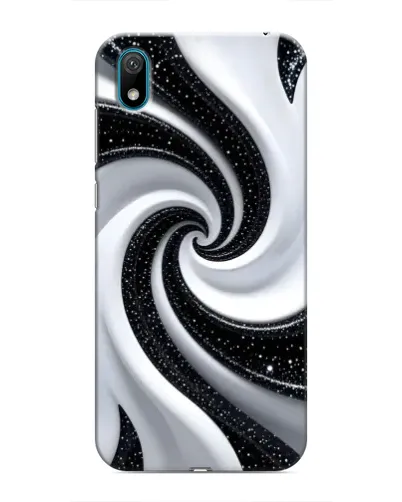 Чехол для Huawei Y6 Pro (2019)/ Y6 Prime 2019 с картинкой «Черно-белая спираль» Чехол для Huawei Y6 Pro (2019)/ Y6 Prime 2019 с картинкой «Черно-белая спираль»