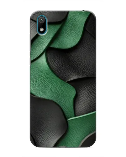 Чехол для Huawei Y6 Pro (2019)/ Y6 Prime 2019 с картинкой «Зеленые кожаные волны» Чехол для Huawei Y6 Pro (2019)/ Y6 Prime 2019 с картинкой «Зеленые кожаные волны»