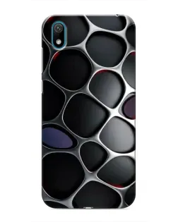 Чехол для Huawei Y6 Pro (2019)/ Y6 Prime 2019 с картинкой «Объемная темная решетка»