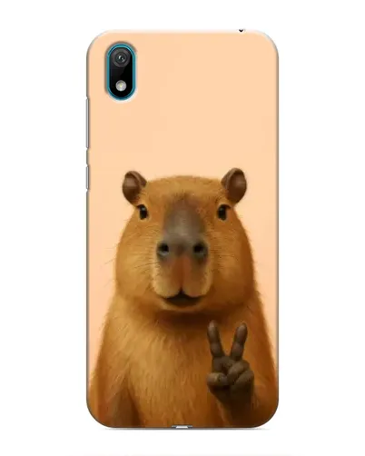 Чехол для Huawei Y6 Pro (2019)/ Y6 Prime 2019 с картинкой «Капибара виктория»