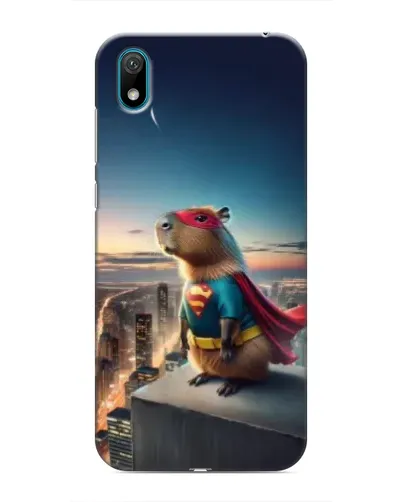 Чехол для Huawei Y6 Pro (2019)/ Y6 Prime 2019 с картинкой «Капи-мен супергерой»