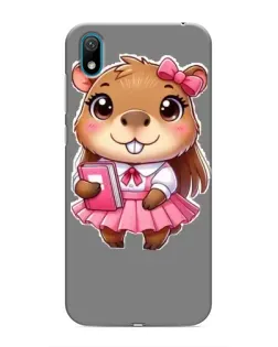 Чехол для Huawei Y6 Pro (2019)/ Y6 Prime 2019 с картинкой «Девочка капибара» Чехол для Huawei Y6 Pro (2019)/ Y6 Prime 2019 с картинкой «Девочка капибара»